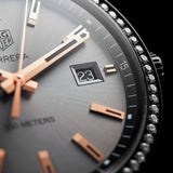 Tag Heuer Carrera Quartz Diamonds Black Dial Black Steel Strap Watch for Women - WAR1115.BA0602