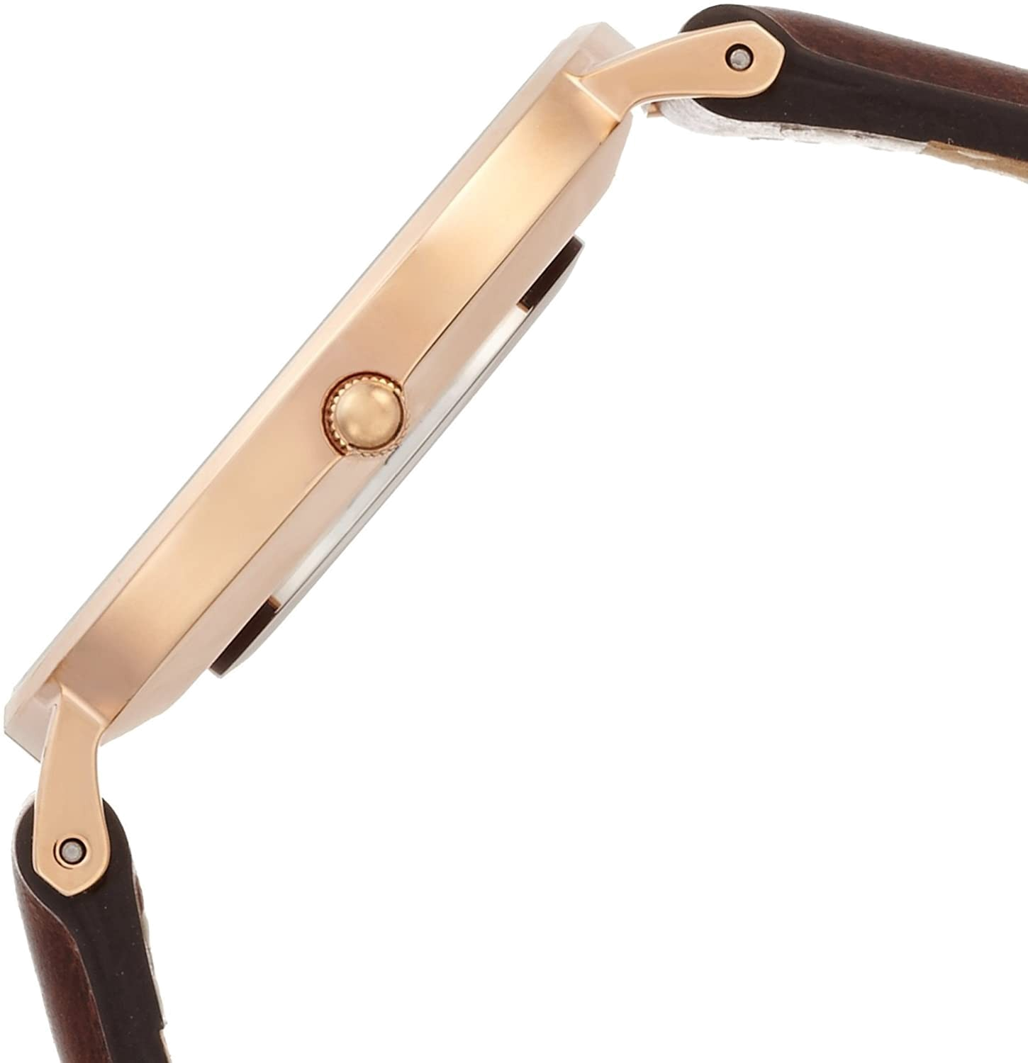 Daniel Wellington Classic Bristol White Dial Brown Leather Strap Watch For Women - DW00100039