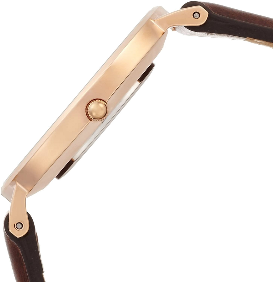 Daniel Wellington Classic Bristol White Dial Brown Leather Strap Watch For Women - DW00100039