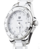 Tag Heuer Aquaracer Diamonds White Dial Two Tone Steel Strap Watch for Women - WAY131D.BA0914