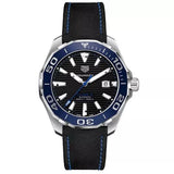 Tag Heuer Aquaracer Calibre 5 Automatic Black Dial Black Nylon Strap Watch for Men - WAY201C.FC6395