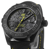 Tag Heuer Aquaracer Calibre 5 Black NATO Strap Carbon Dial Watch for Men - WBD218B.FC6446