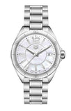 Tag Heuer Formula 1 Mother of Pearl White Dial Silver Steel Strap Watch for Women - WBJ1318.BA0666