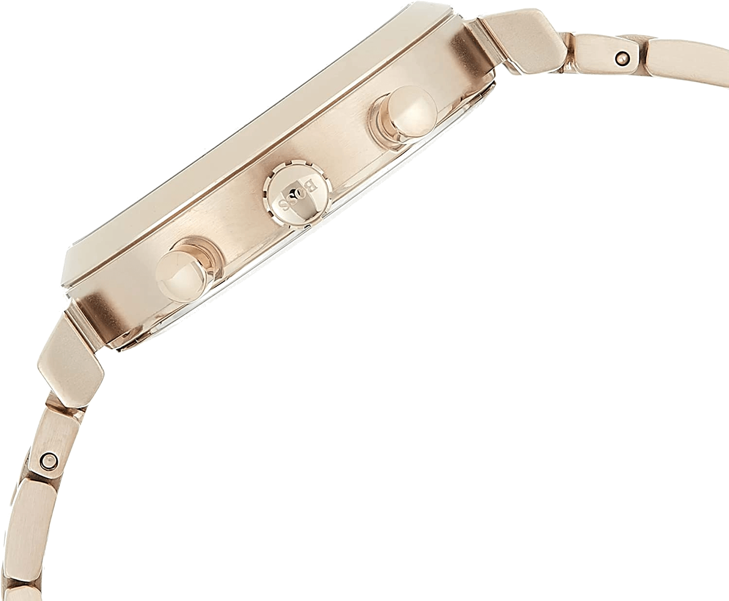 Hugo Boss Flawless Quartz White Dial Gold Steel Strap Watch for Women -1502531