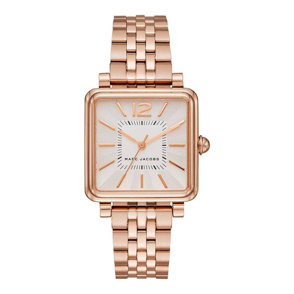 Marc Jacobs Vic Silver Dial Rose Gold Steel Strap Watch for Women - MJ3514