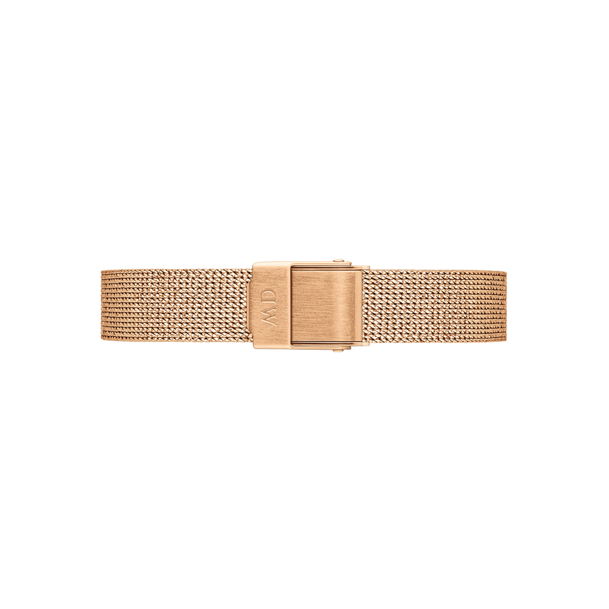 Daniel Wellington Quadro Unitone Rose Gold Dial Rose Gold Mesh Strap Watch For Women - DW00100484
