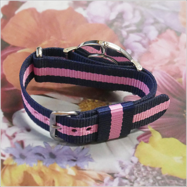 Daniel Wellington Classy Winchester White Dial Two Tone NATO Strap Watch For Women - DW00100081