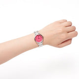 Marc Jacobs Roxy Pink Dial Silver Steel Strap Watch for Women - MJ3528
