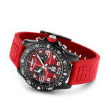 Breitling Endurance Pro Ironman Red Dial Red Rubber Strap Watch for Men - X823109A1K1S1
