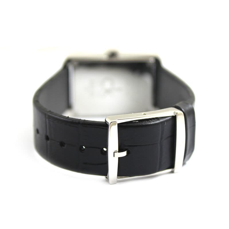 Calvin Klein Window Black Dial Black Leather Strap Watch for Men - K2M23107