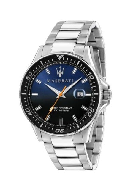 Maserati SFIDA Quartz Bue Dial Stainless Steel Watch For Men - R8853140001