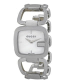 Gucci G-Class Mother of Pearl Dial Silver Steel Strap Watch For Women - YA125404