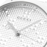 Gucci G Timeless Quartz Silver Dial Silver Steel Strap Watch For Women - YA126551