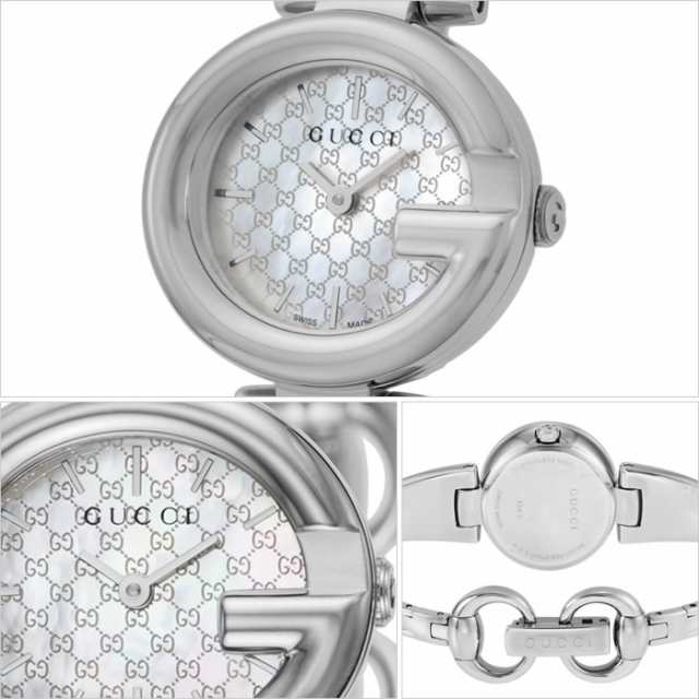 Gucci Guccissima Quartz Silver Dial Silver Steel Strap Watch For Women - YA134511