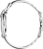 Gucci Horsebit Collection Quartz Brown Dial Silver Steel Strap Watch For Women - YA139501