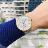 Tissot Chemin Des Tourelles Powermatic 80 Silver Dial Two Tone Steel Strap Watch For Men - T099.407.22.038.00