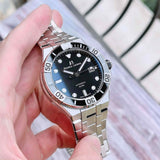 Maurice Lacroix Aikon Venturer Black Dial Silver Steel Strap Watch for Men - AI6058-SS002-330-1