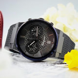 Salvatore Ferragamo Sapphire Black Dial Black Rubber Strap Watch for Men - SFHP00320