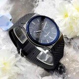 Salvatore Ferragamo Sapphire Black Dial Black Rubber Strap Watch for Men - SFHP00320