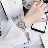 Calvin Klein Rebel Grey Dial Grey Leather Strap Watch for Women - K8P231Q4