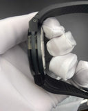 Salvatore Ferragamo Sapphire Black Dial Black Rubber Strap Watch for Men - SFHP00320