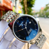 Tissot Le Locle Automatic Black Dial Silver Steel Strap Watch For Men - T006.408.11.057.00