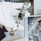 Gucci G Diamonds Black Dial Silver Steel Strap Watch For Women - YA125509