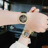 Guess Momentum Chronograph Diamonds Black Dial Black Silicone Strap Watch For Men - GW0518G2