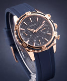 Guess Analog Quartz Blue Dial Blue Rubber Strap Watch For Women - W0562L3