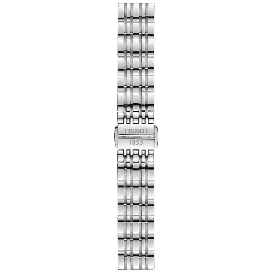 Tissot T Classic Carson Automatic White Dial Silver Steel Strap Watch For Women - T085.207.11.011.00