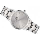 Daniel Wellington Iconic Link Unitone Silver Dial Silver Steel Strap Watch For Women - DW00100402