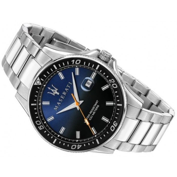 Maserati SFIDA Quartz Bue Dial Stainless Steel Watch For Men - R8853140001