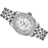 Tissot Ballade Powermatic 80 Automatic Mother of Pearl Dial Silver Steel Strap Watch For Women - T108.208.11.117.00