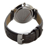 Daniel Wellington Classic Petite York Black Dial Brown Leather Strap Watch For Women - DW00100182