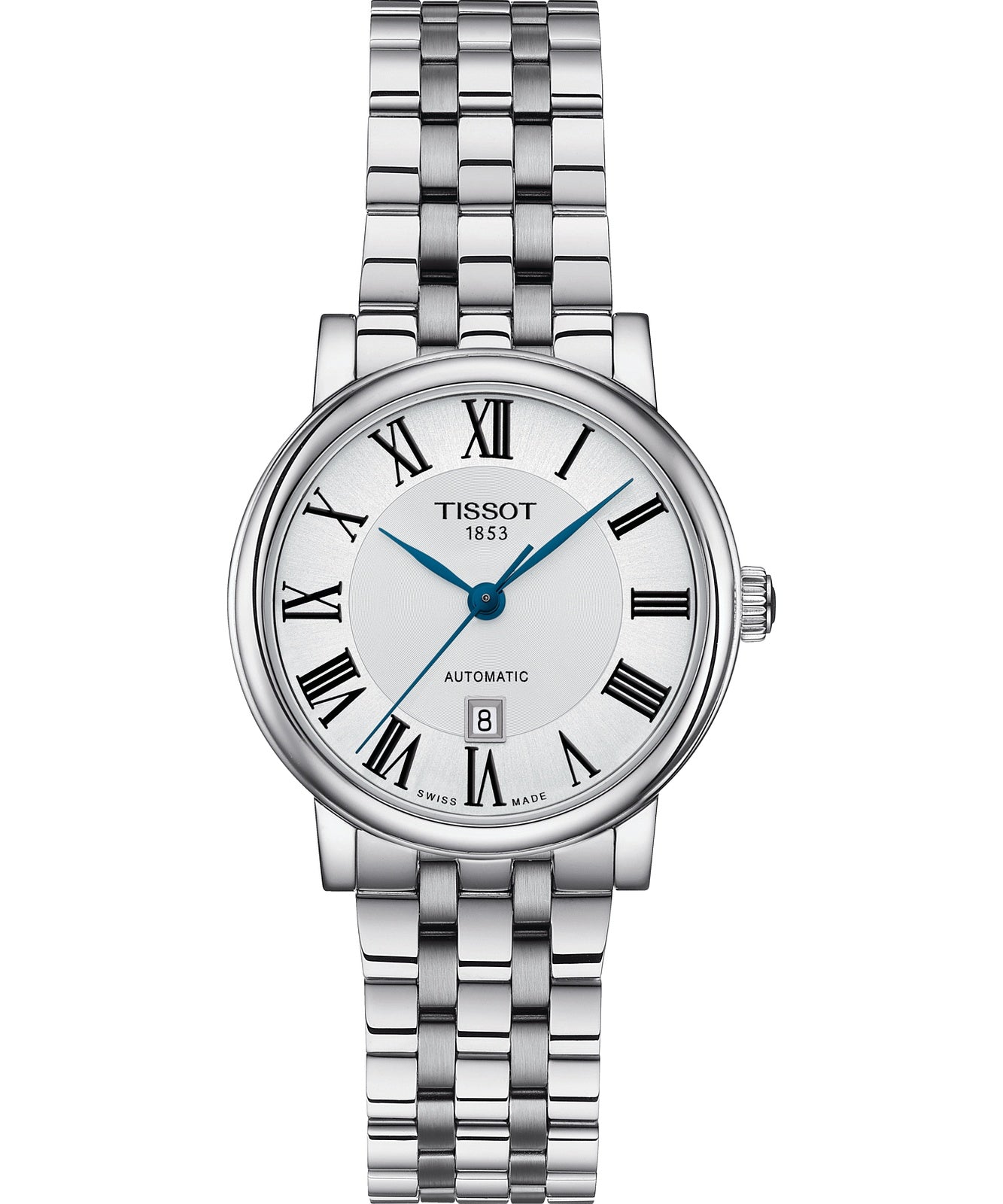 Tissot Carson Premium Silver Dial Silver Steel Strap Watch For Men - T122.410.11.033.00