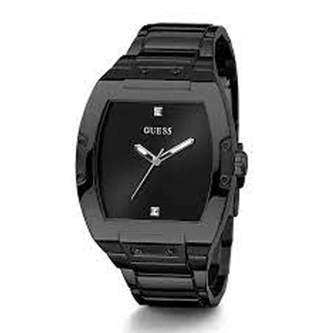 Guess Trend Black Dial Black Steel Strap Watch for Men - GW0387G3
