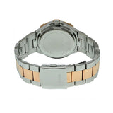 Guess Vista Analog Diamonds Silver Dial Two Tone Steel Strap Watch for Women - W0024L1