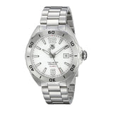 Tag Heuer Formula 1 Calibre 5 Automatic White Dial Silver Steel Strap Watch for Men - WAZ2114.BA0875